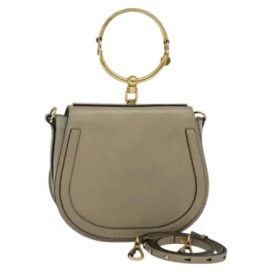 Borsa a mano Chloe Nile in pelle 2 vie beige oro Auth 128074 - Jerrillo