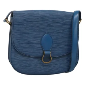 LOUIS VUITTON Borsa a tracolla Epi Saint Cloud GM Toledo Blue M52195 LV Auth 127467 - Jerrillo