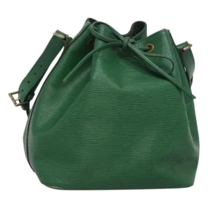 Borsa a tracolla Louis Vuitton Epi Petit Noe verde M44104 LV Auth 127674 - Jerrillo