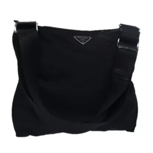 Borsa a tracolla PRADA in nylon nero Auth 79556 - Jerrillo