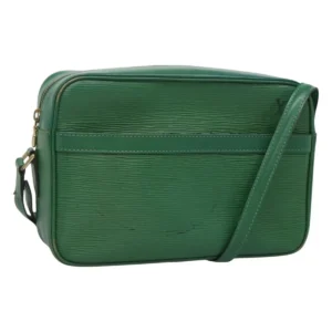 Borsa a tracolla LOUIS VUITTON Epi Trocadero 27 verde M52314 LV Auth ep8814 - Jerrillo