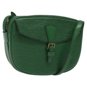 Borsa a tracolla LOUIS VUITTON Epi Jeune Fille MM verde M52154 LV Auth 119058 - Jerrillo