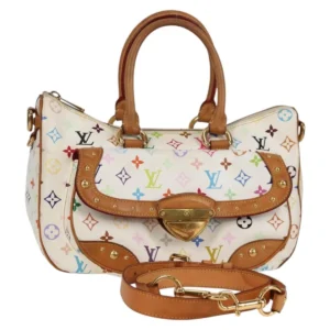 Borsa LOUIS VUITTON Monogram Multicolore Rita 2 Vie Bianca M40125 LV Auth 125339V - Jerrillo