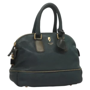 CELINE Borsa a mano bowling pelle oro navy originale bs26611 - Jerrillo