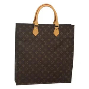 Borsa a mano Louis Vuitton Monogram Sac Plat M51140 LV Auth EC550 - Jerrillo
