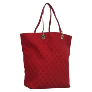 Borsa Tote GUCCI GG Canvas Rosso Oro 002 1098 Autentica nb221 - Jerrillo