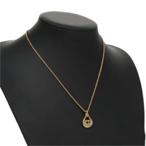 Collana Christian Dior in metallo dorato autentica FF6529 - Jerrillo