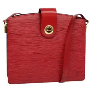 Borsa a tracolla Louis Vuitton Epi Capuchin Rossa M52347 LV Autentica 113458 - Jerrillo