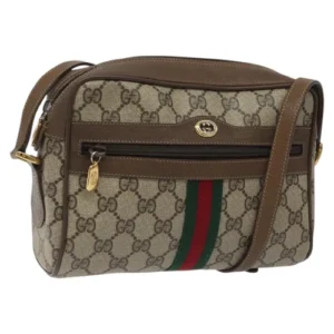 Borsa a tracolla GUCCI GG Supreme Web Sherry Line in PVC Beige Rosso 119 02 004 Autentica 117304 - Jerrillo