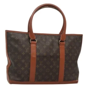Borsa a mano Louis Vuitton Monogram Sac Weekend PM M42425 LV Auth th6126 - Jerrillo