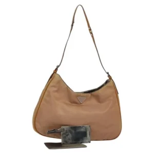 Borsa a tracolla PRADA in nylon marrone Auth 127172 - Jerrillo