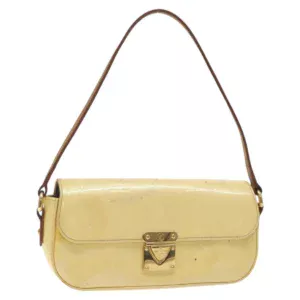 LOUIS VUITTON Monogram Vernis Malibu Street Bag Perle M91507 LV Auth 128122 - Jerrillo