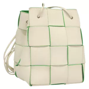 BOTTEGA VENETA MAXI INTRECCIATO Borsa a Cassetta Piccola Parakeet in Pelle Auth hk2467 - Jerrillo