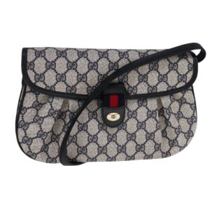 Borsa a tracolla Gucci GG Supreme Sherry Line PVC Rosso Navy Auth yk17172 - Jerrillo
