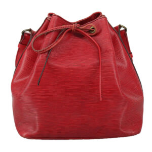 LOUIS VUITTON Epi Petit Noe Shoulder Bag Red M44107 LV Auth 109921 - Jerrillo