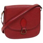 LOUIS VUITTON Epi Saint Cloud GM Shoulder Bag Red M52197 LV Auth 85907 - Jerrillo