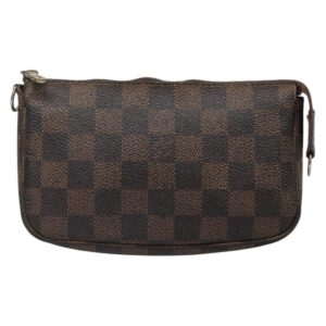 LOUIS VUITTON Damier Ebene Mini Pochette Accessoires Pouch N58009 Auth bs28831 - Jerrillo