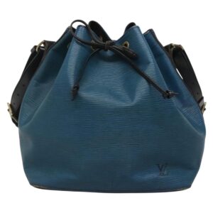 LOUIS VUITTON Epi Petit Noe Shoulder Bag Bicolor Black Blue M44152 Auth gh240 - Jerrillo