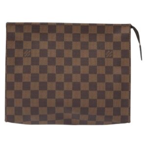 LOUIS VUITTON Damier Ebene Poche Toilette 26 Pouch N47543 LV Auth 131222 - Jerrillo