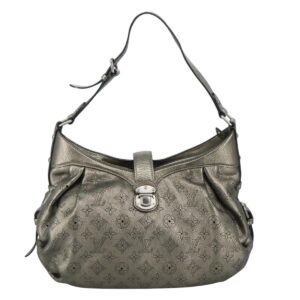 LOUIS VUITTON Monogram Mahina XS Shoulder Bag Bronze M95717 LV Auth yk16691 - Jerrillo