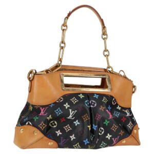 LOUIS VUITTON Monogram Multicolor Judy MM Bag 2Way Nero M40256 LV Auth 123618V - Jerrillo
