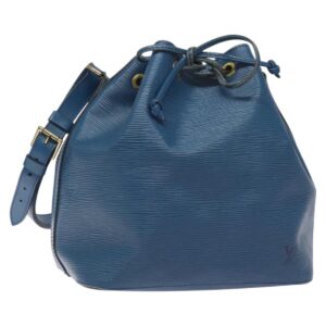 LOUIS VUITTON Epi Petit Noe Borsa a tracolla blu M44105 LV Auth 129502 - Jerrillo