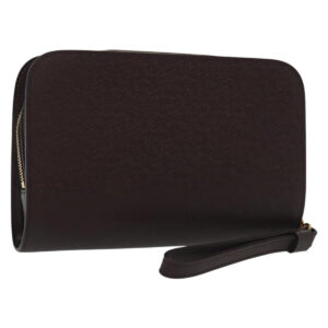 LOUIS VUITTON Taiga Baikal Clutch Bag Acajou M30186 LV Auth 139252 - Jerrillo