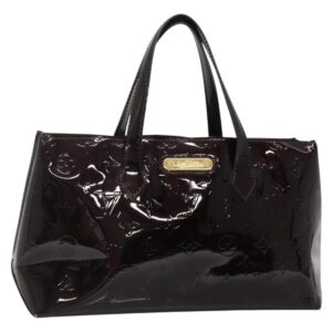 LOUIS VUITTON Monogram Vernis Wilshire PM Borsa a mano Amarante M93641 Auth BA3874 - Jerrillo