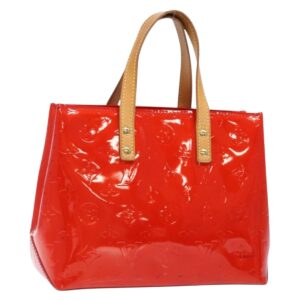 LOUIS VUITTON Monogram Vernis Reade PM Borsa a mano Rosso Rouge M91088 LV Auth ep10371 - Jerrillo