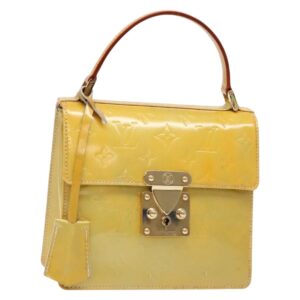 LOUIS VUITTON Monogram Vernis Spring Street Borsa a mano Gris M91029 LV Auth gh743 - Jerrillo