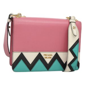 Borsa a tracolla PRADA in pelle rosa oro Auth 124811 - Jerrillo