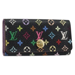 LOUIS VUITTON Monogram Multicolor Multicles 4 Portachiavi Nero M93732 Auth 145870 - Jerrillo