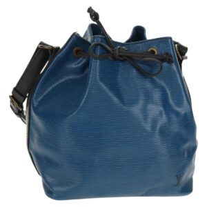 LOUIS VUITTON Epi Petit Noe Borsa a tracolla bicolore nero blu M44152 Auth 146621 - Jerrillo