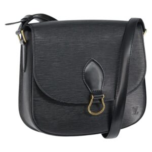 LOUIS VUITTON Borsa a tracolla Epi Saint Cloud GM nera Noir M52192 LV Auth 149184 - Jerrillo