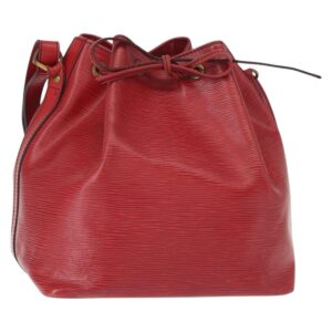 LOUIS VUITTON Epi Petit Noe Borsa a tracolla rossa M44107 LV Auth 150540 - Jerrillo
