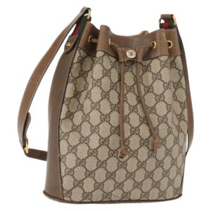 Borsa a tracolla GUCCI GG Supreme Web Sherry Line in PVC Beige 41 02 034 Auth 150733 - Jerrillo