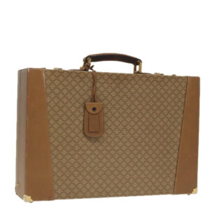 CELINE Valigetta portadocumenti in tela Macadam Beige Oro Auth 96234 - Jerrillo
