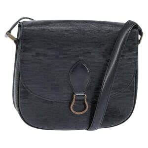 LOUIS VUITTON Epi Saint Cloud GM Borsa a tracolla Nero Noir M52192 LV Auth BA7422 - Jerrillo