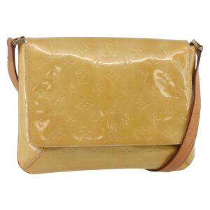 LOUIS VUITTON Monogram Vernis Thompson Street Bag Beige M91301 LV Auth ep11129 - Jerrillo
