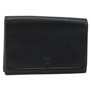 LOUIS VUITTON Epi Pochette Ceinture Waist Bag Nero M52602 LV Auth ep11253 - Jerrillo
