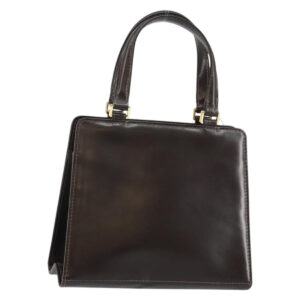 FENDI Borsa a mano in pelle marrone oro Auth gh869 - Jerrillo