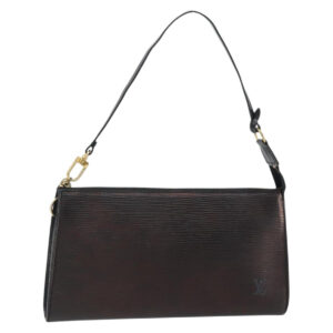 LOUIS VUITTON Epi Pochette Accessoires Pouch Accessorio Nero M52982 Auth 148067 - Jerrillo