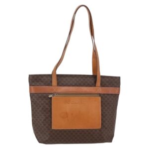 Borsa tote in tela Macadam CELINE in pelle PVC marrone Auth ki6109 - Jerrillo