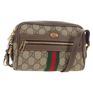 Borsa GUCCI Ophidia GG Supreme Web Sherry Line in PVC Beige 517350 Auth yk19604M - Jerrillo