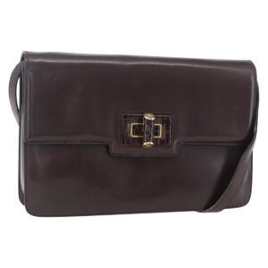 GUCCI Borsa a tracolla in pelle marrone oro 004 46 0087 Auth ka263 - Jerrillo