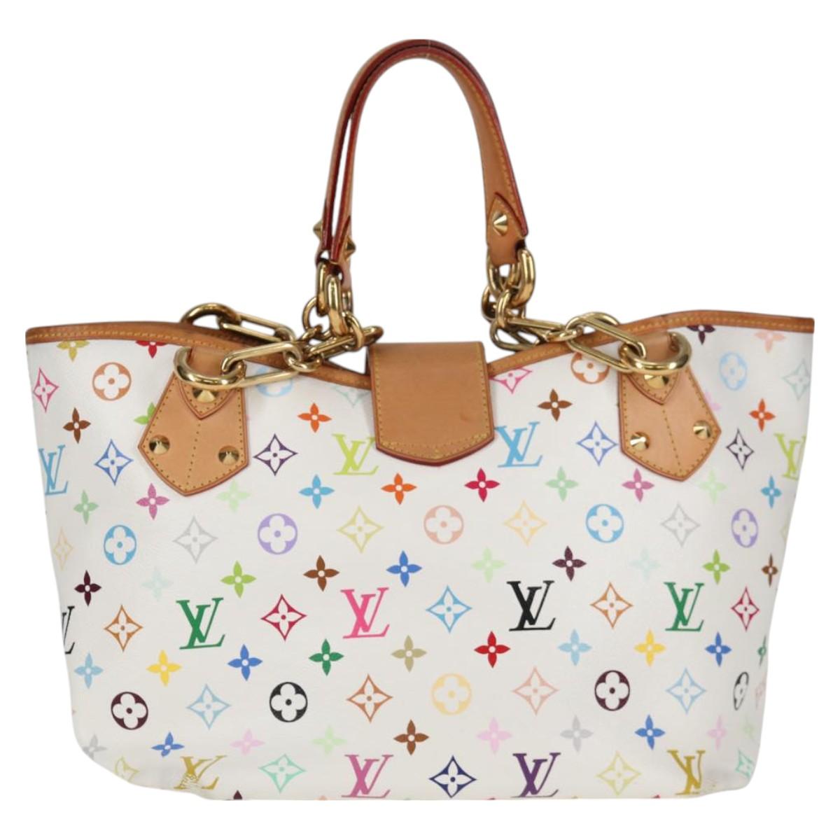LOUIS VUITTON Monogram Multicolor Annie GM Tote Bag White M40303 LV Auth 128117V - Jerrillo image 2