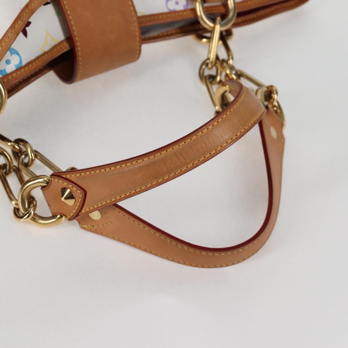 LOUIS VUITTON Monogram Multicolor Annie GM Tote Bag White M40303 LV Auth 128117V - Jerrillo image 7