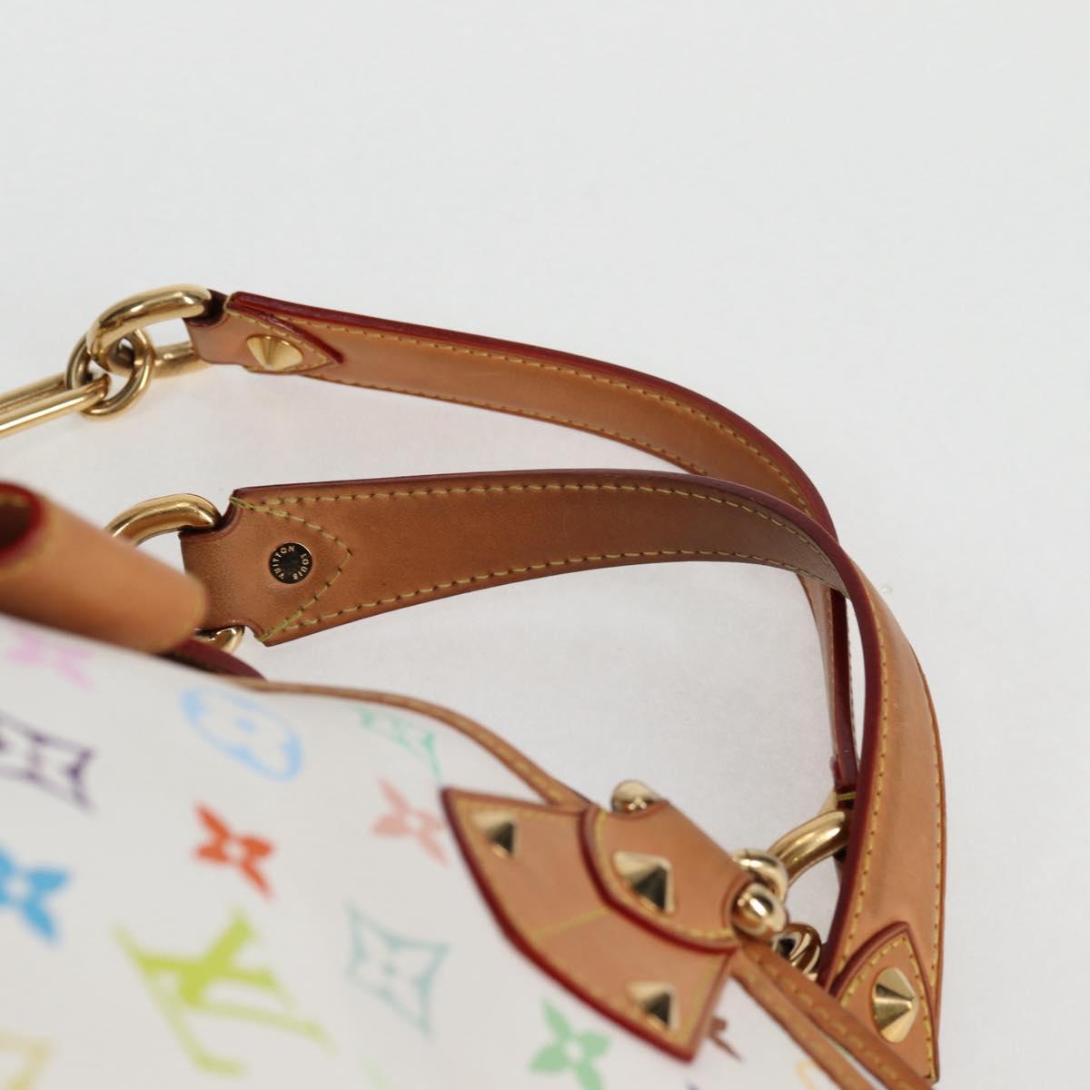 LOUIS VUITTON Monogram Multicolor Annie GM Tote Bag White M40303 LV Auth 128117V - Jerrillo image 8