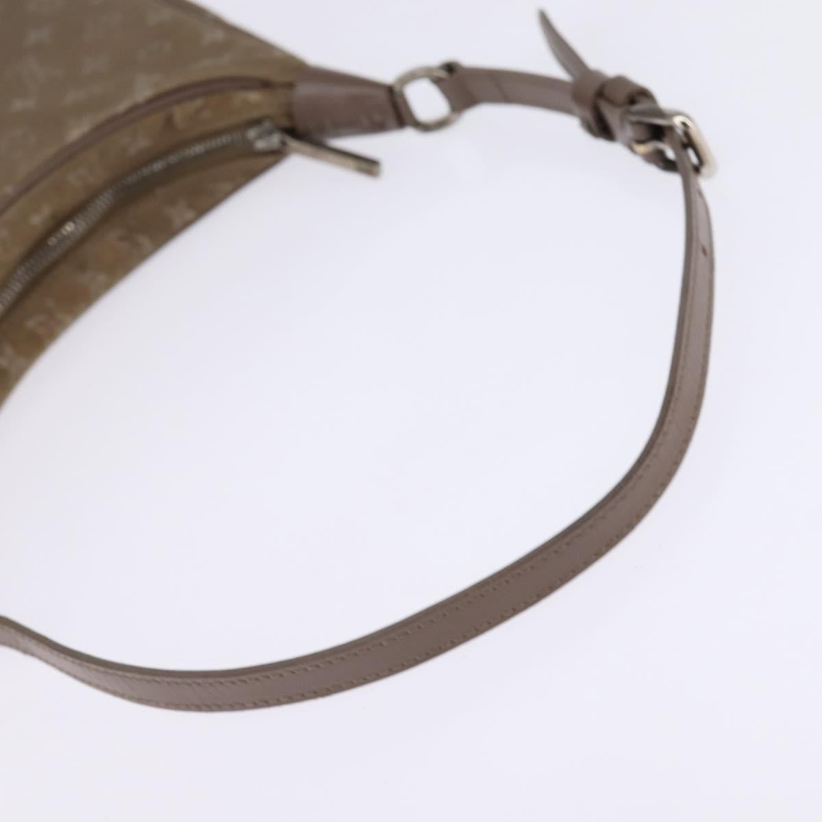 LOUIS VUITTON Monogram Satin Little Boulogne Hand Bag Beige M92143 Auth 145324 - Jerrillo image 6