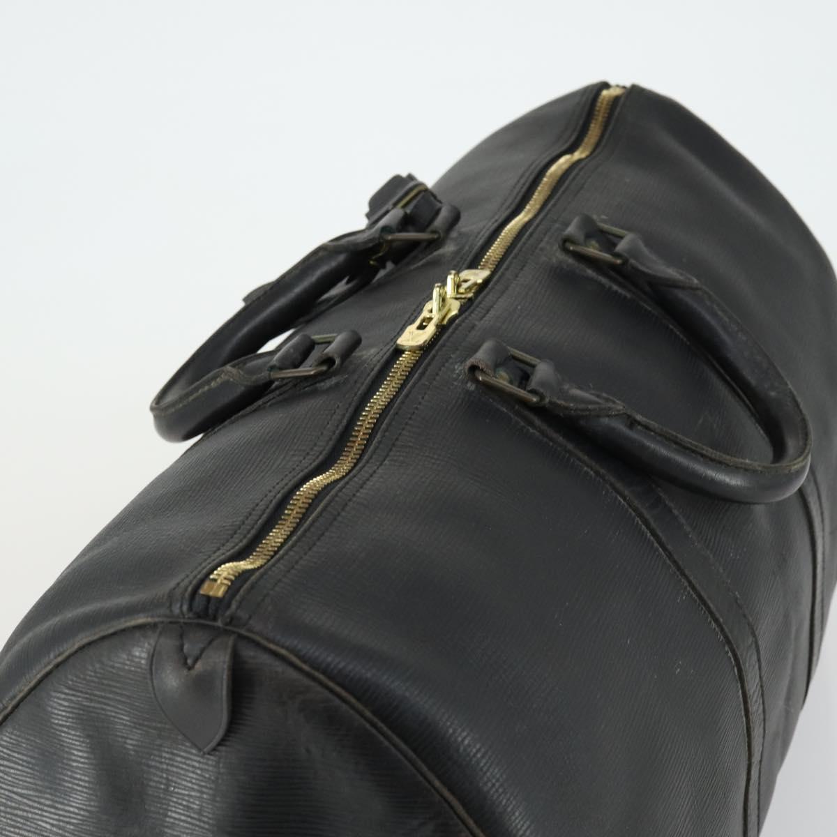 LOUIS VUITTON Epi Keepall 50 Boston Bag Black M42962 LV Auth 160071 - Jerrillo image 6